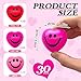 Jgalnim 30 Pieces Heart Stress Relief Balls3 Colors Mini Heart BallsSmile Funny Face Foam Balls for Valentine DaySchool Carnival RewardParty Gift Bag Fillers - Image 4