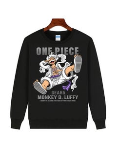 KUYING New One Piece Casual Loose Round Neck Hoodie  - Image 1