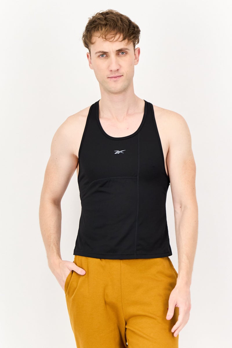 Reebok Men Sportswear Fit Sleeveless Training Vest, Black  - Image 1