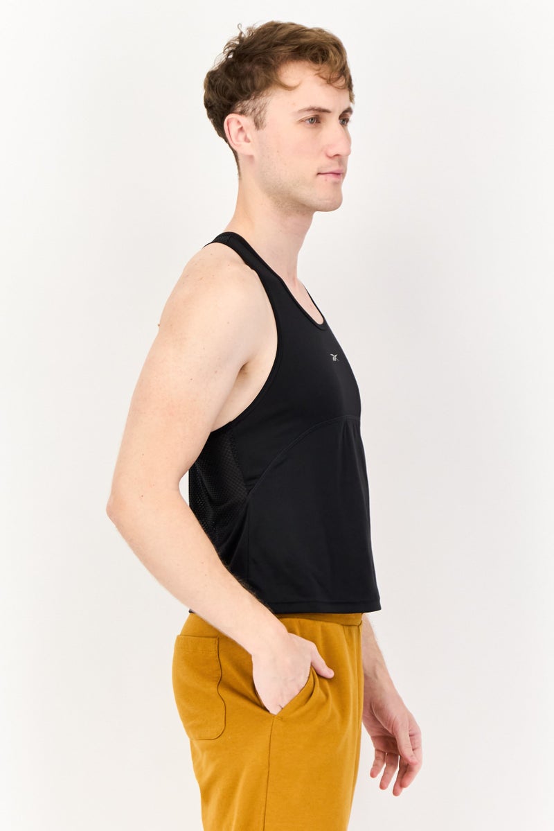Reebok Men Sportswear Fit Sleeveless Training Vest, Black  - Image 2