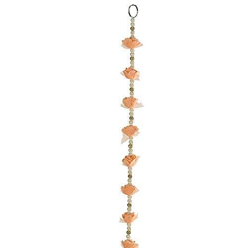 Qtsy Add Festive Charm to Your Home with Our Artificial Marigold Fluffy Flowers and Big Bell Garlands Door Toran Set - Perfect Door Hangings for Vibrant Decoration - Image 3