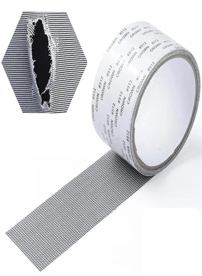 Sonkir Mosquito net Patch Repair Tape, Window Screen Repair Tap, Strong Adhesive & Waterproof Window Mosquito net Covering Mesh Tape for Door Tears Holes Screen Patch Repair (Pack of 1) - Image 1