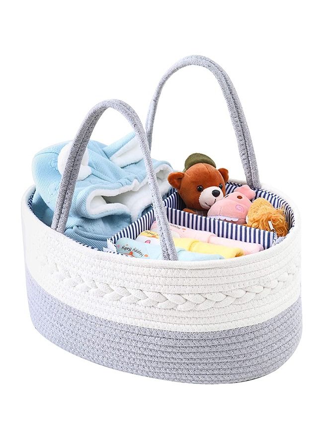 Diaper Caddy With 50 Pieces Changing Mats-Grey 