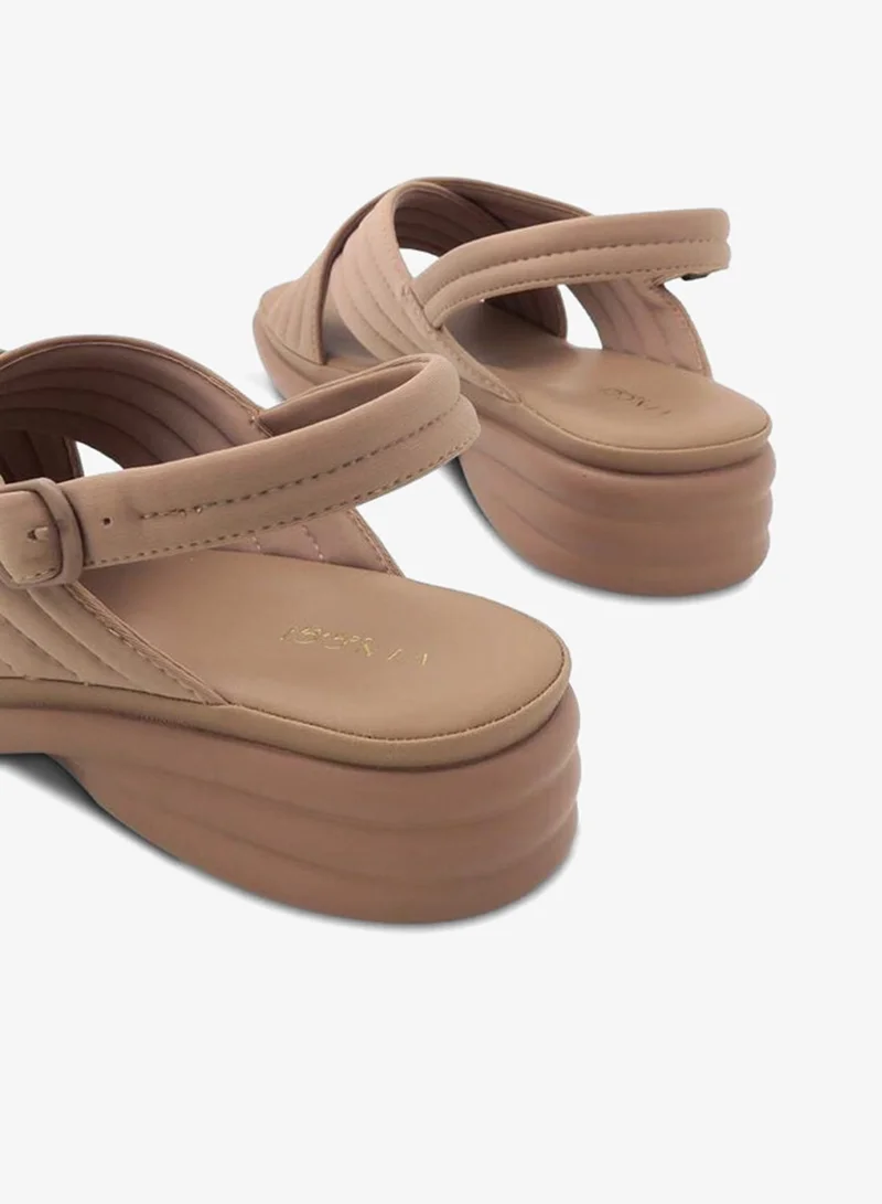 Vincci PINK Ankle Strap Wedge Sandals for Women | Best Price UAE