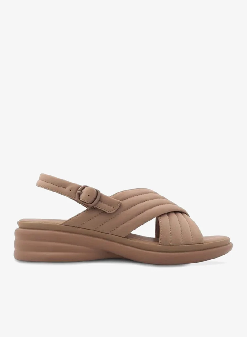 Vincci PINK Ankle Strap Wedge Sandals for Women | Best Price UAE