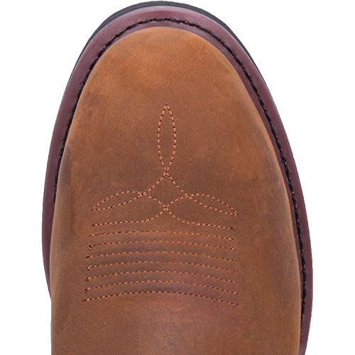 Dan Post Mens Albuquerque 12 Inch Waterproof Soft Toe Work Safety Shoes Casual Brown Size 9 D - Image 3