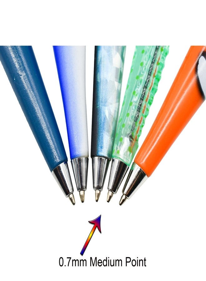Lopenle 5PCS Novelty Fish Pens Clownfish Shark Pens Sea Horse Pens Dolphin Pen Sea Animal Ballpoint Pen With Fin Tail Black Ink For School Supplies Birthday Party - Image 5