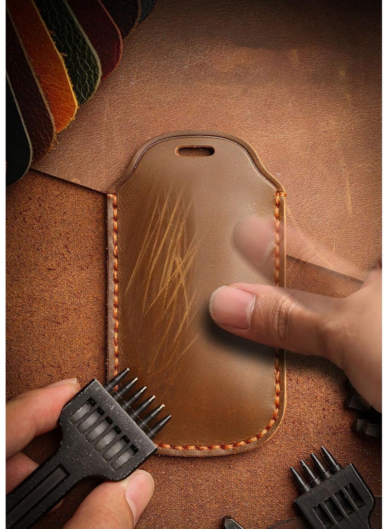INSIJAM Car Key Case Key Case Compatible with Jetour Freedom T1 T2 Traveler from 2025 Leather Key Case Key Cover Car Remote Control Key Fob 4 Buttons - Image 4