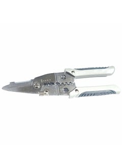 UPTODATETOOLS UPTODATETOOLS AWG 8014 Wire stripper Electrician cable Electrician scissors Pulling pliers Electric Cable Stripping Cutting Cable Stripper and Crimping Grey  - Image 3