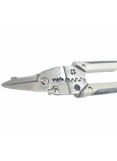 UPTODATETOOLS UPTODATETOOLS AWG 8014 Wire stripper Electrician cable Electrician scissors Pulling pliers Electric Cable Stripping Cutting Cable Stripper and Crimping Grey  - Image 4