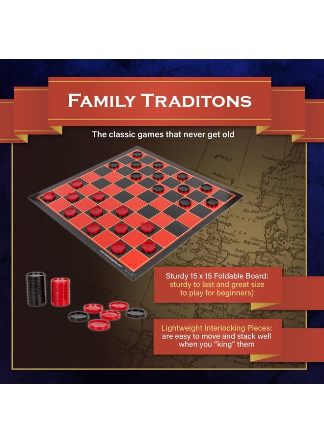 Continuum Games Checkers Family Traditions Board Games for 72 months to 1188 months - Image 5