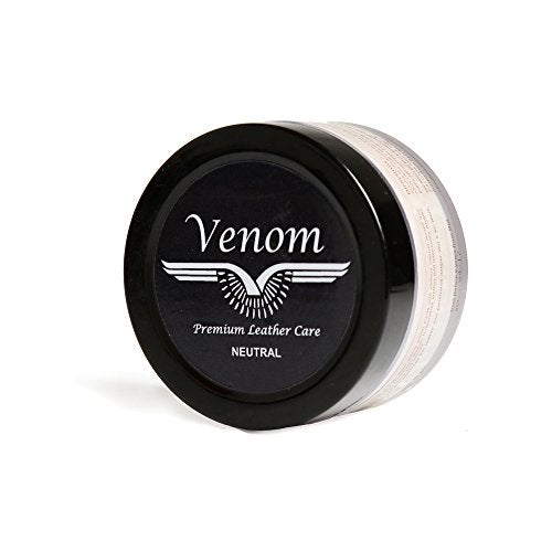 Venom Shoes Cream Polish Long-Lasting Boot Shine Loafers Leather Smooth High Gloss Leather Shoe Cream Nourishing Natural Wax for Formal & Casual Leather Shoes All Muti - Neutral Color (Pack of 1) - Image 1