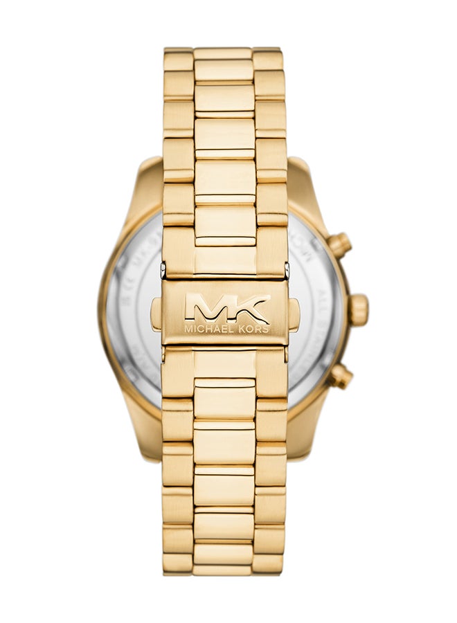 مايكل كورس ساعة يد تناظرية دائرية الشكل من الستانلس ستيل MK9153 - 44 ملم - Image 2