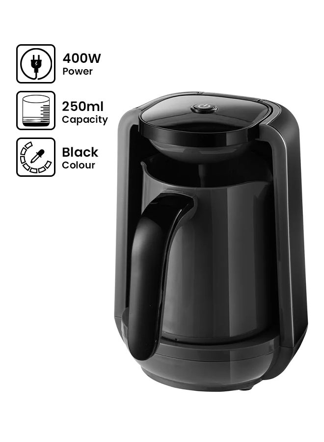 ALSAIF-ELEC Professional Fresh Turkish Coffee Machine 250 ml 400 W E03423 Black - Image 1