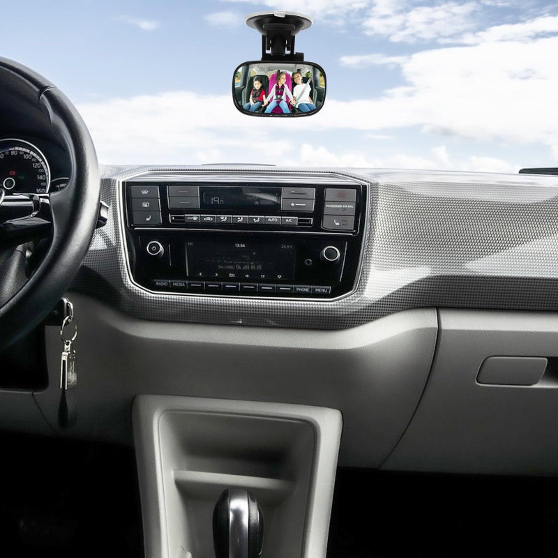 Wide Angle Shatterproof Backseat Car Mirror for Rear Facing Baby Seat Safety Monitoring - Image 5