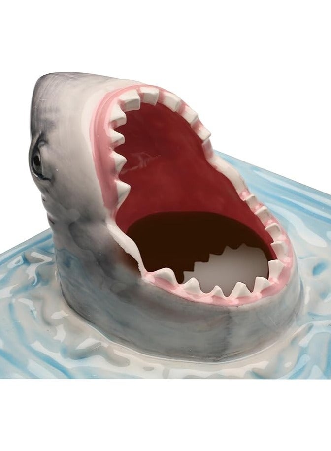 عام Japanese style internet celebrity seaside shark plate dumpling plate table kitchen decoration sushi plate - Image 3