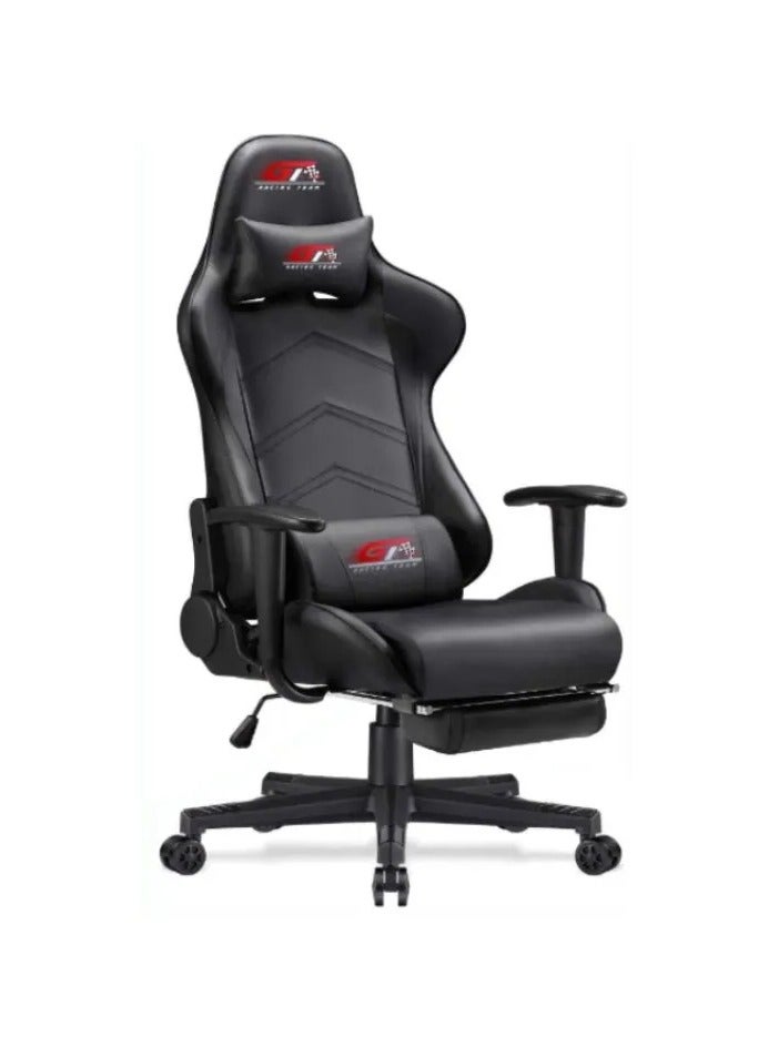 جالاكسي ديزاين كرسي ألعاب من تصميم جالاكسي GT Racing، بارتفاع قابل للتعديل، باللون الأسود | الموديل: GDF-GCGTOG - Image 3