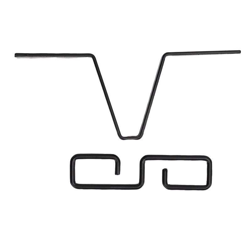 Rain Chain Gutters Adapter Clip Sturdy Iron V Shaped Rain Chain Hook Hanger for Downspout - Image 1