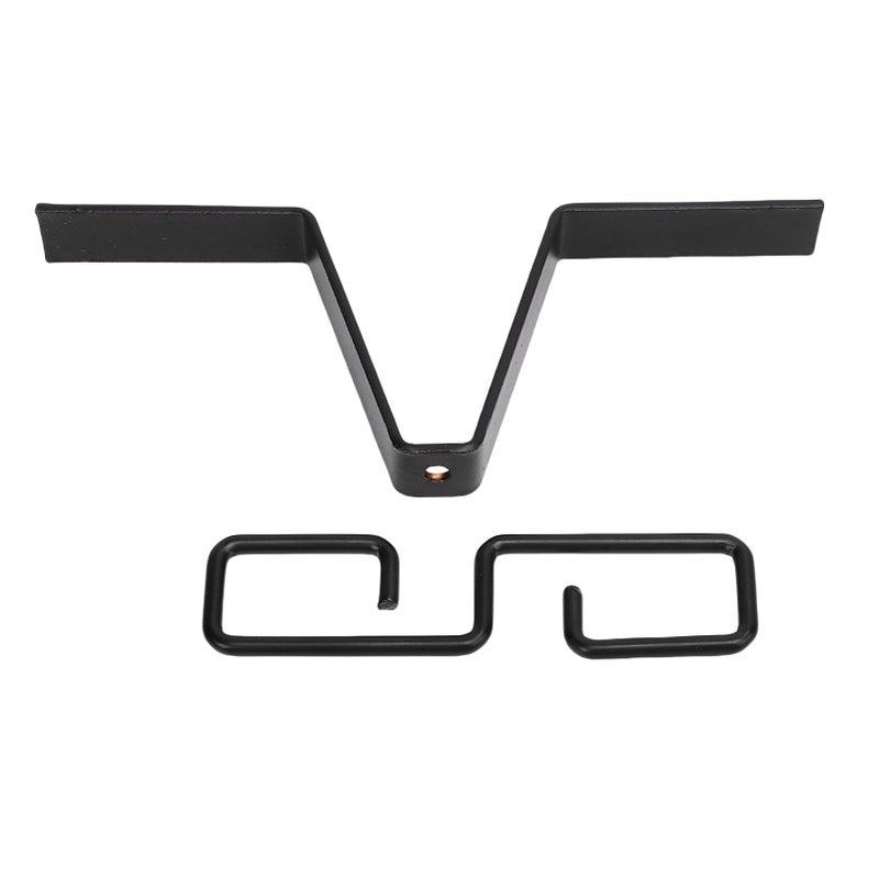 Rain Chain Gutters Adapter Clip Sturdy Iron V Shaped Rain Chain Hook Hanger for Downspout - Image 4