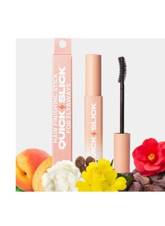 INH INH Hair Mascara for Flyaways | Quick Slick Hair Finishing Stick for Flyaways, Frizz Control, & Slick Back Look | Non Greasy & Non Comedogenic Smoothing Serum & Frizz Tamer Wand | Peach Tart, 18ml  - Image 1