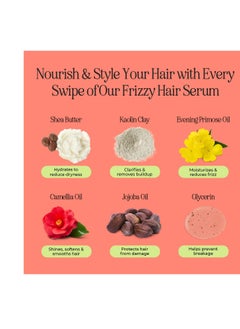 INH INH Hair Mascara for Flyaways | Quick Slick Hair Finishing Stick for Flyaways, Frizz Control, & Slick Back Look | Non Greasy & Non Comedogenic Smoothing Serum & Frizz Tamer Wand | Peach Tart, 18ml  - Image 2