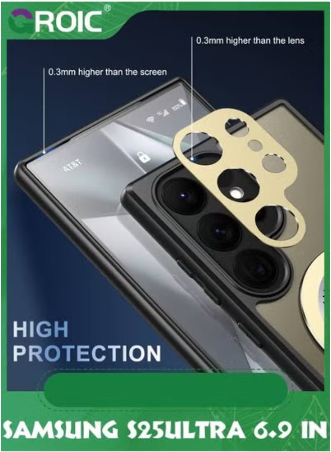 GROIC Case for Samsung Galaxy S25 Ultra Case with Stand, Compatible with MagSafe, Aromatherapy, Heat Dissipation Made of Graphene, Shockproof Protective Case, Thin Mobile Phone Cover for S25 Ultra - Image 4