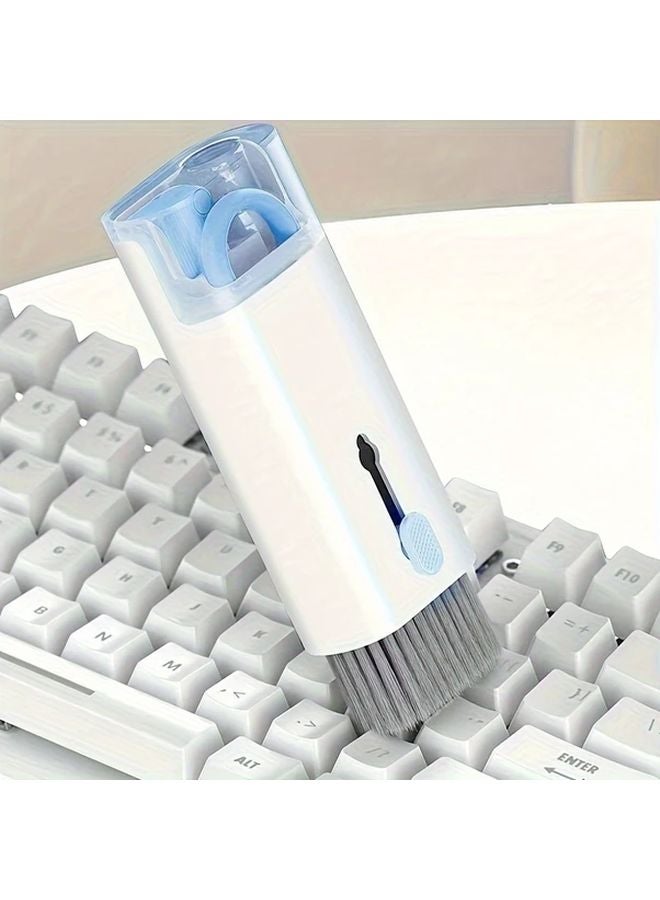 Black And White Electronic Cleaning Kit Soft Brush Spray Bottle For Keyboard Laptop Phone - Image 4