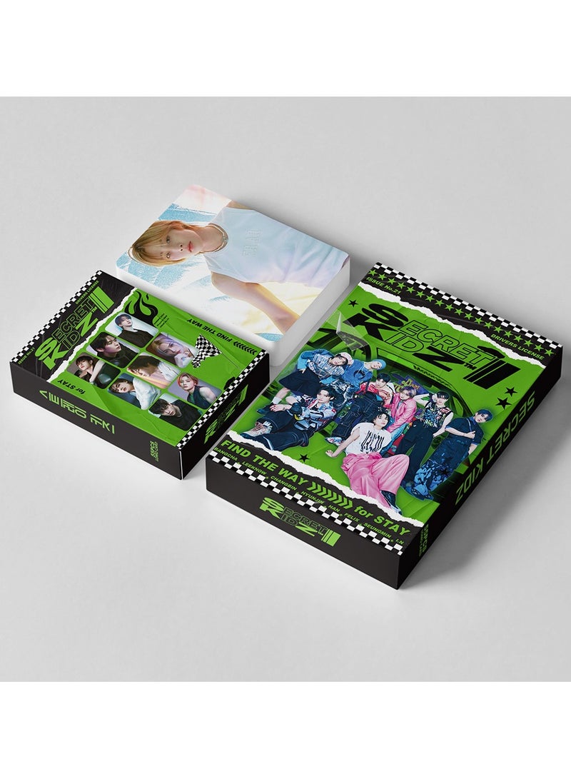 55 قطعة من بطاقات STRAY KIDS SECRET KIDZ LOMO، بطاقة K-POP StrayKids الصغيرة، بطاقات صور SKZ، ملصق تحيات موسم 2025 من SKZOO - Image 5