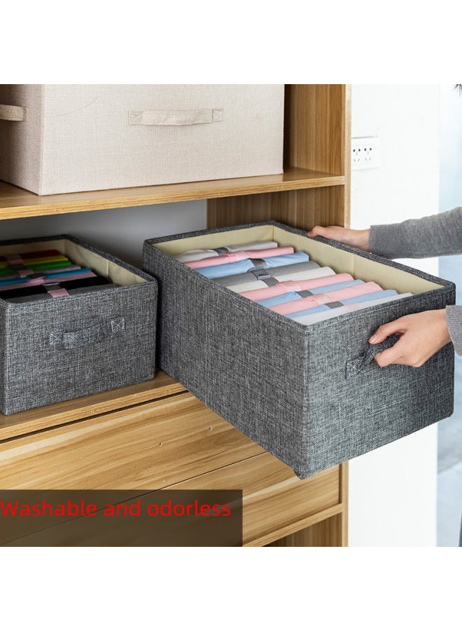 Finishing Living Clothes Storage Box Drawer Type Clothes Fabric Finishing Box Storage Box Foldable Household Storage Box - Image 2