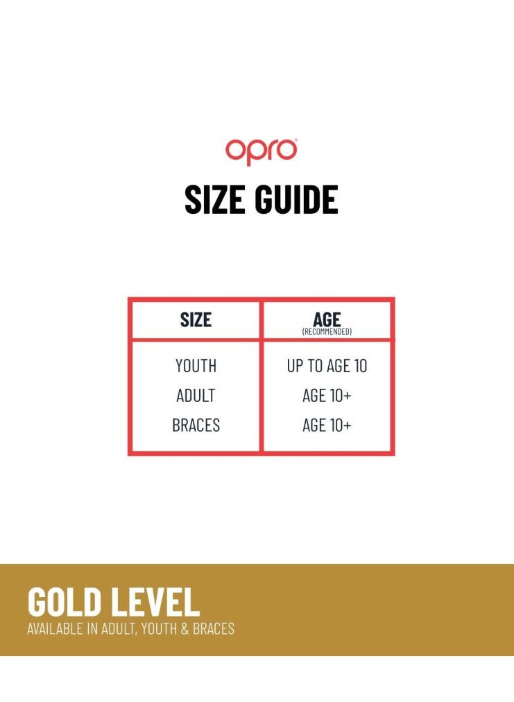 OPRO Self Fit Ufc Gold Black/Gold - Image 3