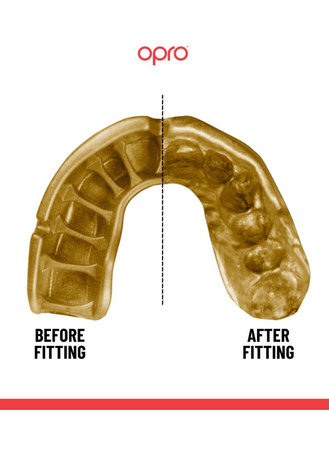 OPRO Self Fit Ufc Gold Black/Gold - Image 2