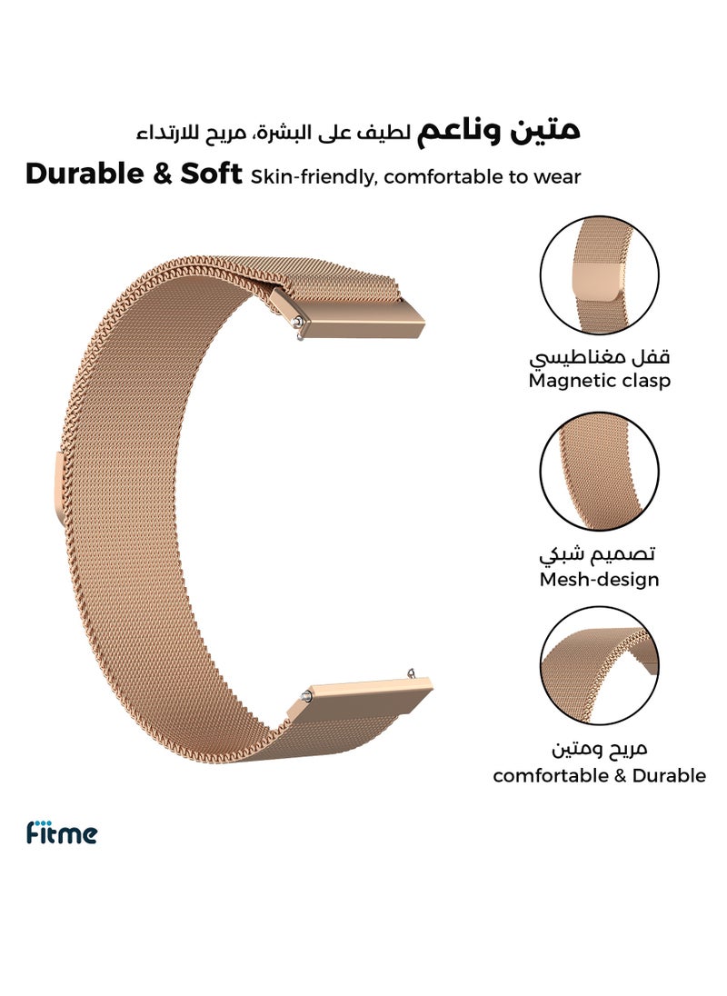 Milanese Replacement  Band For 22mm Watches