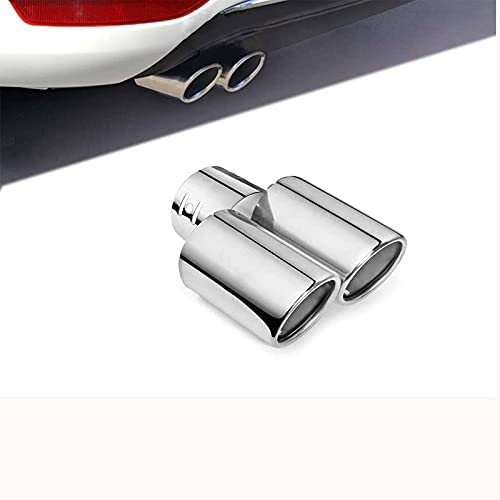 Asryd Dual Silencer Exhaust Tip Pipe Rustproof Stainless Steel Muffler Tail End Outlet 1Pcs For Maruti Suzuki 800 - Image 2