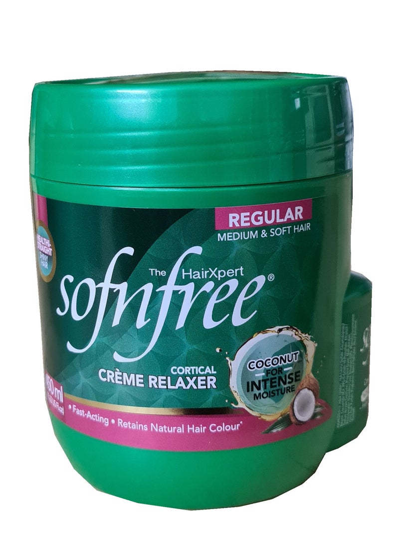 سوفن فري كريم فرد الشعر القشري للشعر الخشن بالصبار - Image 1