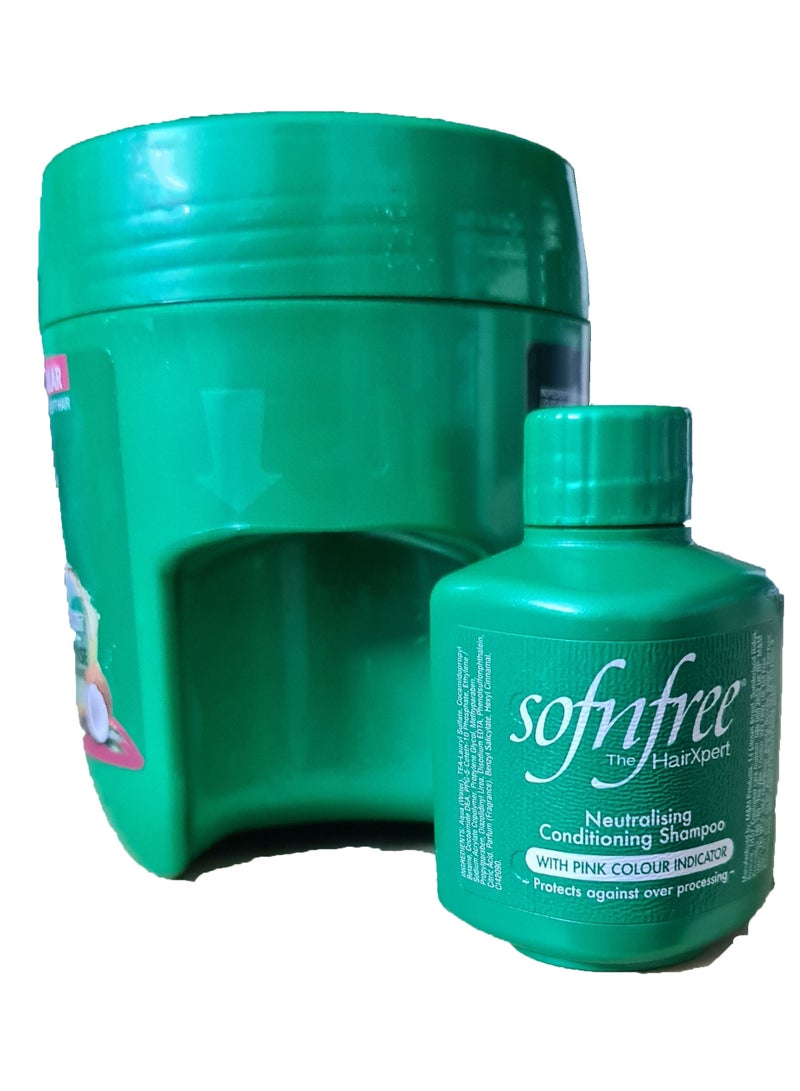 سوفن فري كريم فرد الشعر القشري للشعر الخشن بالصبار - Image 2