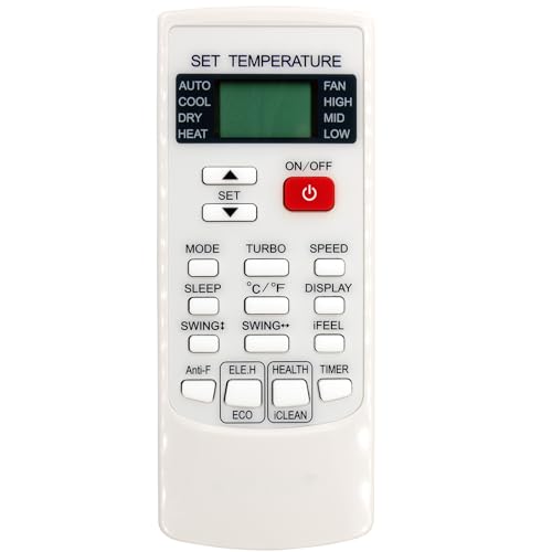 CHOUBENBEN Replacement YKR-H/102E AUXIA Remote Control for AUX Air Conditioner YKR-H/002E YKR-H/006E - Image 1
