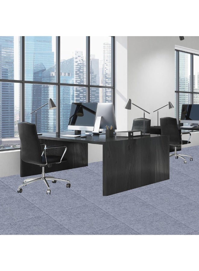 10-Piece Self-Adhesive Light Grey Carpet Tiles – 60 x 60cm Durable Square Flooring – Anti-Slip Peel and Stick Carpet Squares for Office, Living Room & Bedroom - Image 5