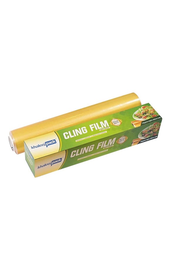 Khaleej Pack Cling Film 1.2 kg  30cm width Bulky roll For Food Wrap & Storage. - Image 2