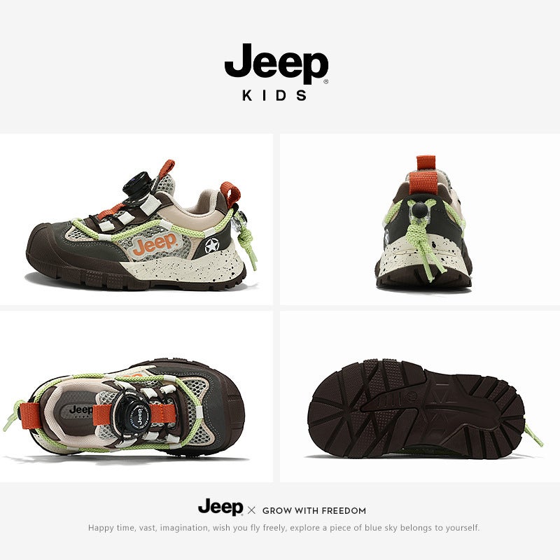 Jeep Kidsren'S Shoes Boys' Shoes Kidsren'S Summer Soft-Soled Sports Shoes 2025 Mesh Breathable Outdoor Hiking Shoes For Girls - Image 4