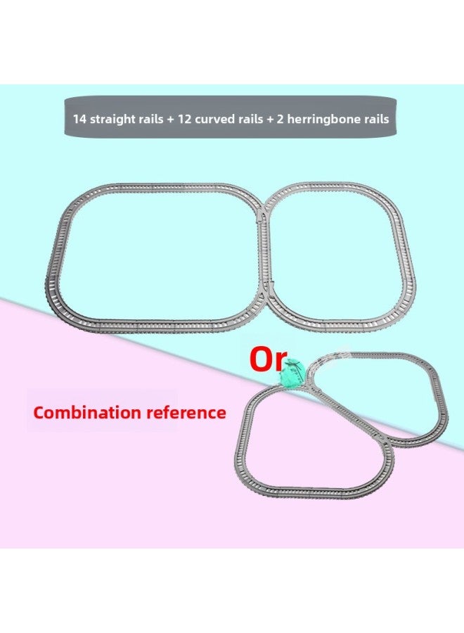Toy Train Track Accessories Master Version Compatible Track Transfer Extension Straight Track Curved Track Bifurcated Track 