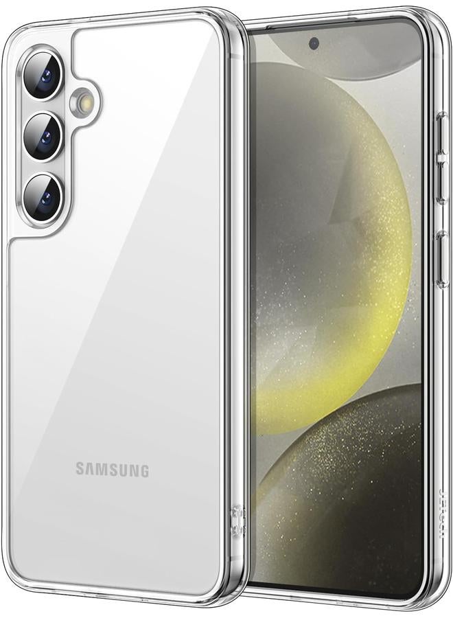 Jetech Case For Samsung Galaxy S24 5G Non Yellowing Shockproof Bumper Protective Phone Cover Anti Scratch Hard Pc Back Clear - Image 1