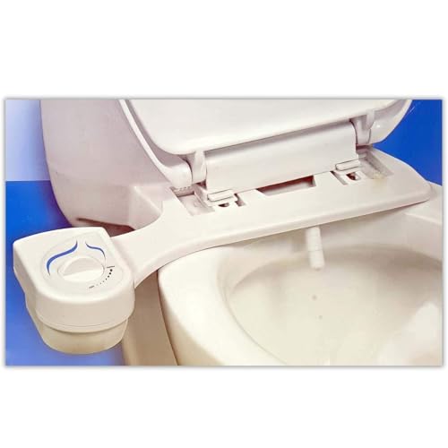 BRANCO Bidet Seat Attachment, Western Toilet Spray, Front and Rear Wash, Adjustable Position, White - Image 2