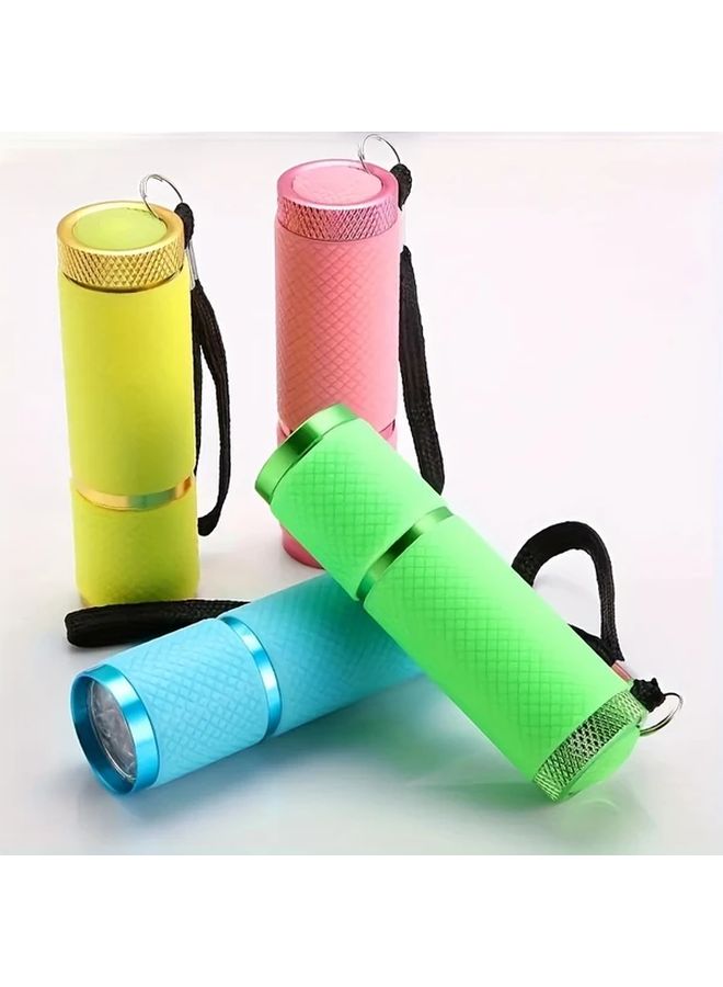 4 Color Ultra Bright Mini Flashlights Durable Compact 9 LED For Outdoor Camping Hiking - Image 5