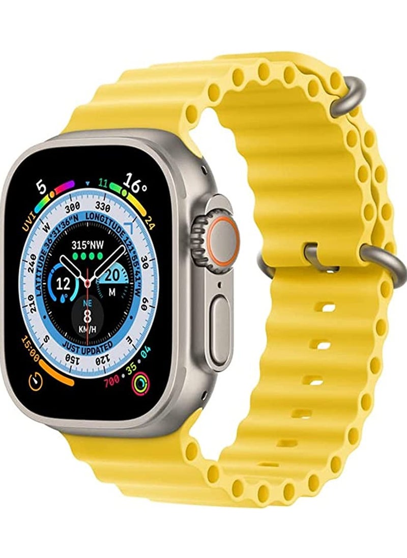 ZOOMEE - Silicone Replacement Band For Apple Watch Series 8/7/6/5/4/SE/Ultra 45/44/42/49mm - Image 1