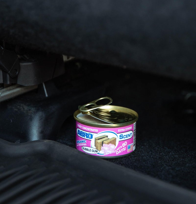Abro معطرات هواء السيارات ABRO: معطر هواء معلب، مقاوم للتسرب للمنزل أو المكتب أو ملحقات السيارة الداخلية، يدوم حتى 60 يومًا - عبوة 3 برائحة العلكة - Image 5