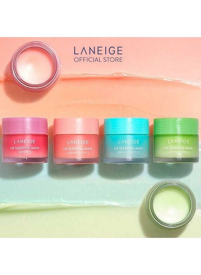 LANEIGE قناع الشفاه أثناء النوم مرطب للشفاه بفيتامين سي ومضاد للأكسدة للشفاه الجافة بنكهة التوت 8 جرام  - Image 3