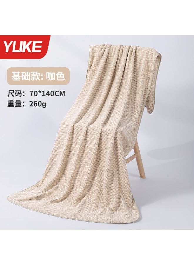 Bath Towel Coral Fleece Extra-large Thickened Pineapple Towel Wrapping Towel Water Absorbent Quick-drying Household Adult Thickened Swimming Bath Towel