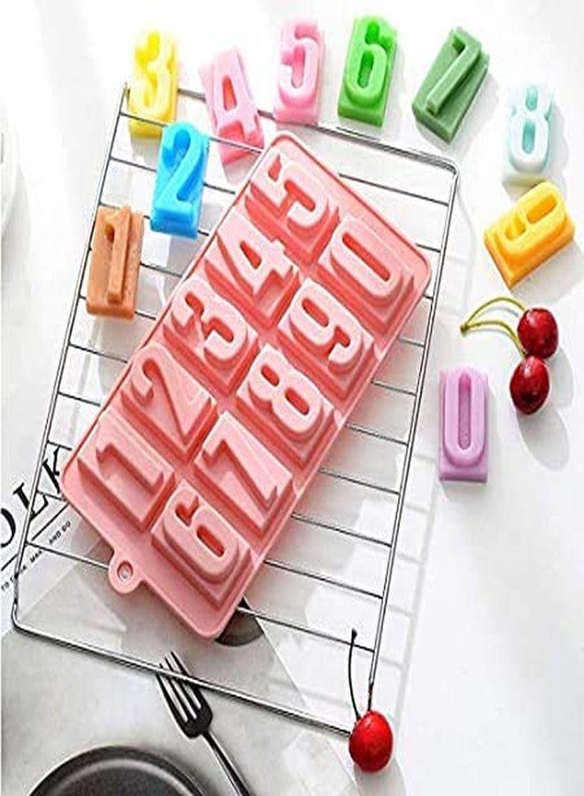 Genericc Bakers 4u 0-9 Number Silicone Baking Candy Mold Silicone Chocolate Moulds. - Image 2