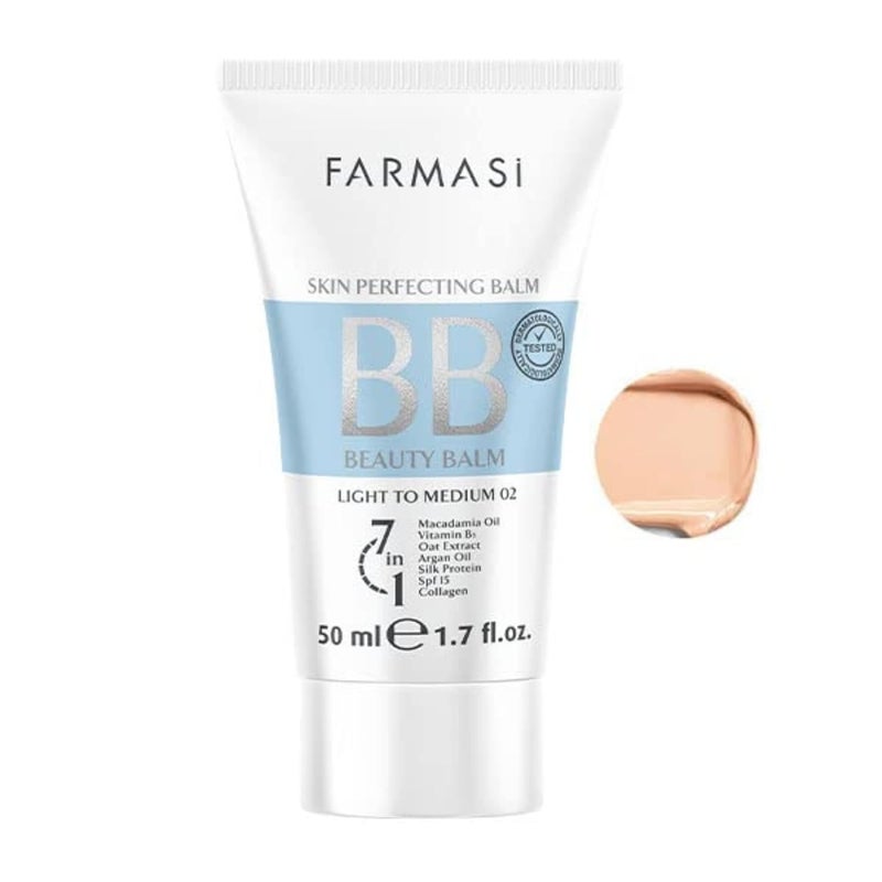 FARMASi Make Up BB Cream Beauty Balm FullCoverage Foundation Concealer Moisturizer BB Cream for All Skin Types 17 fl oz  50 ml Light to medium