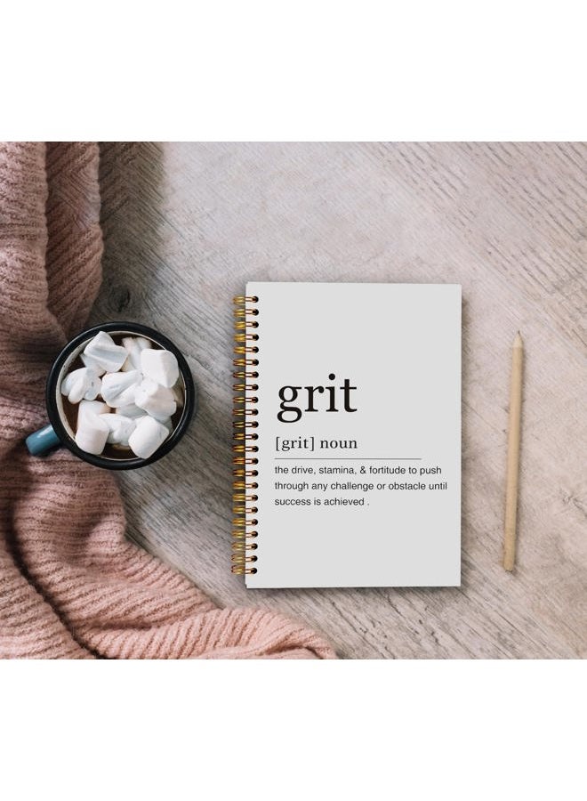 Ecezatik Inspirational Spiral Notebook,Inspirational Journal,Inspirational Journal for Women Men Writing,Grit Spiral Notebook 8.3×5.5 Inch - Image 4